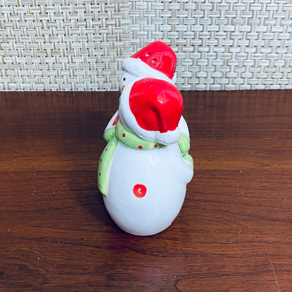 🌟HP🌟🎄VTG 1970s Hugging Snowmen Salt & Pepper Shaker - Picture 4 of 7